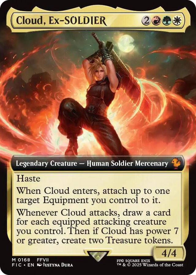0168 Cloud, Ex-SOLDIER (Extended Art) M Commander: FINAL FANTASY