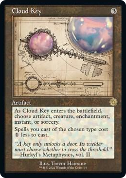0075 Cloud Key (Schematic) R The Brothers' War: Retro Frame Artifacts
