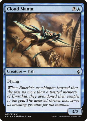 0071 Cloud Manta C Battle for Zendikar