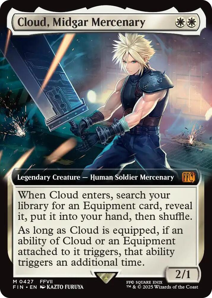 0427 Cloud, Midgar Mercenary (Extended Art) M FINAL FANTASY