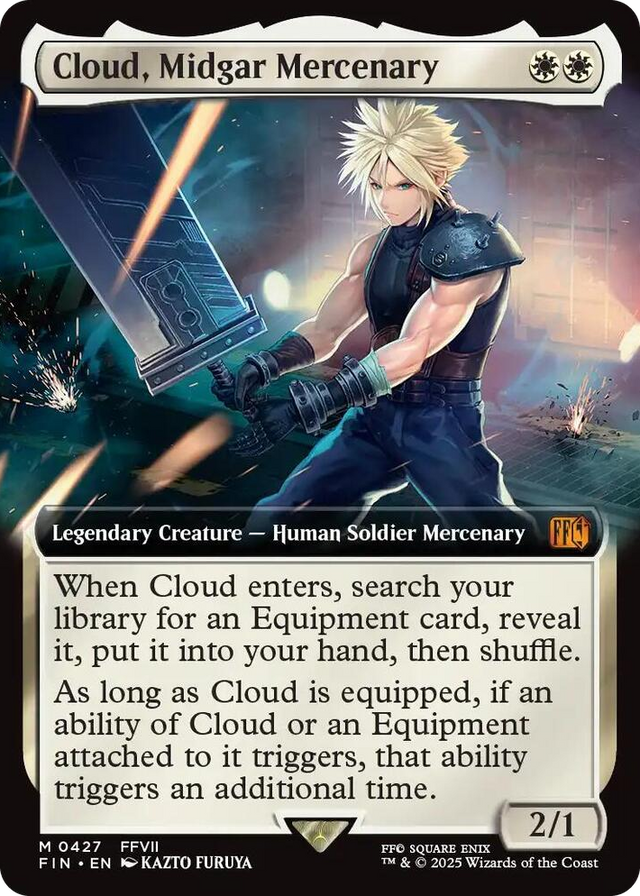 0427 Cloud, Midgar Mercenary (Extended Art) M FINAL FANTASY
