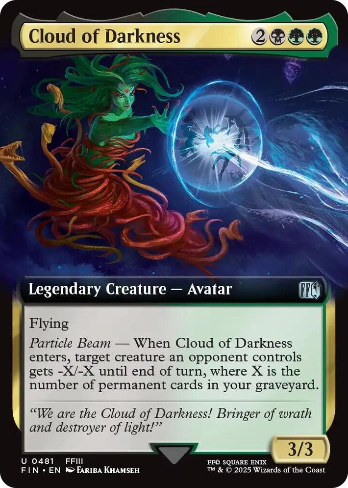 0481 Cloud of Darkness (Extended Art) U FINAL FANTASY