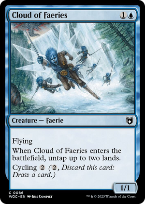 0086 Cloud of Faeries C Commander: Wilds of Eldraine