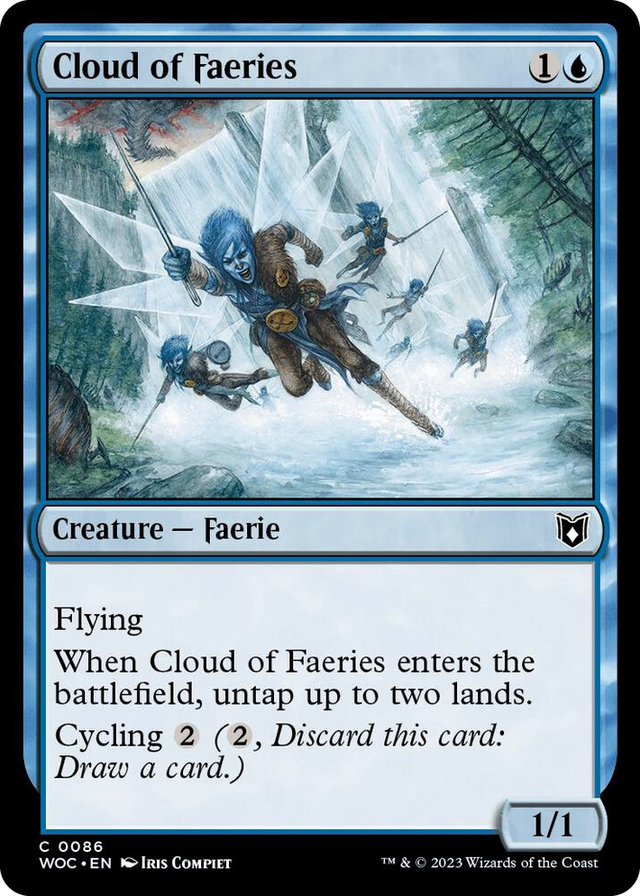 0086 Cloud of Faeries C Commander: Wilds of Eldraine