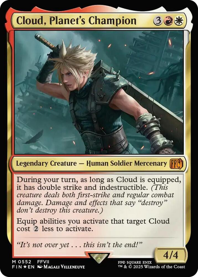 0552 Cloud, Planet's Champion M FINAL FANTASY