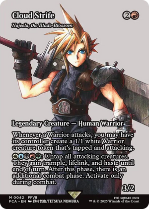 0042 Cloud Strife - Najeela, the Blade-Blossom (Showcase) M FINAL FANTASY: Through the Ages