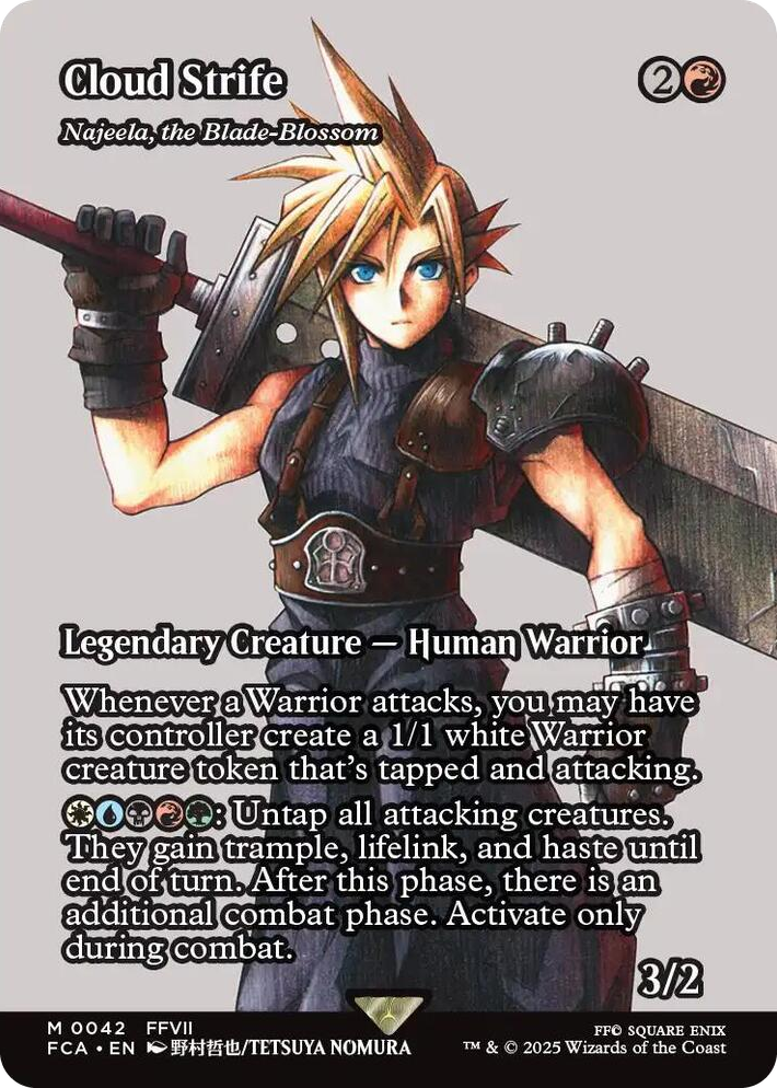 0042 Cloud Strife - Najeela, the Blade-Blossom (Showcase) M FINAL FANTASY: Through the Ages