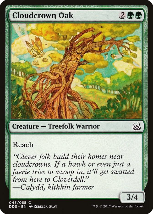0045 Cloudcrown Oak C Duel Decks: Mind vs. Might