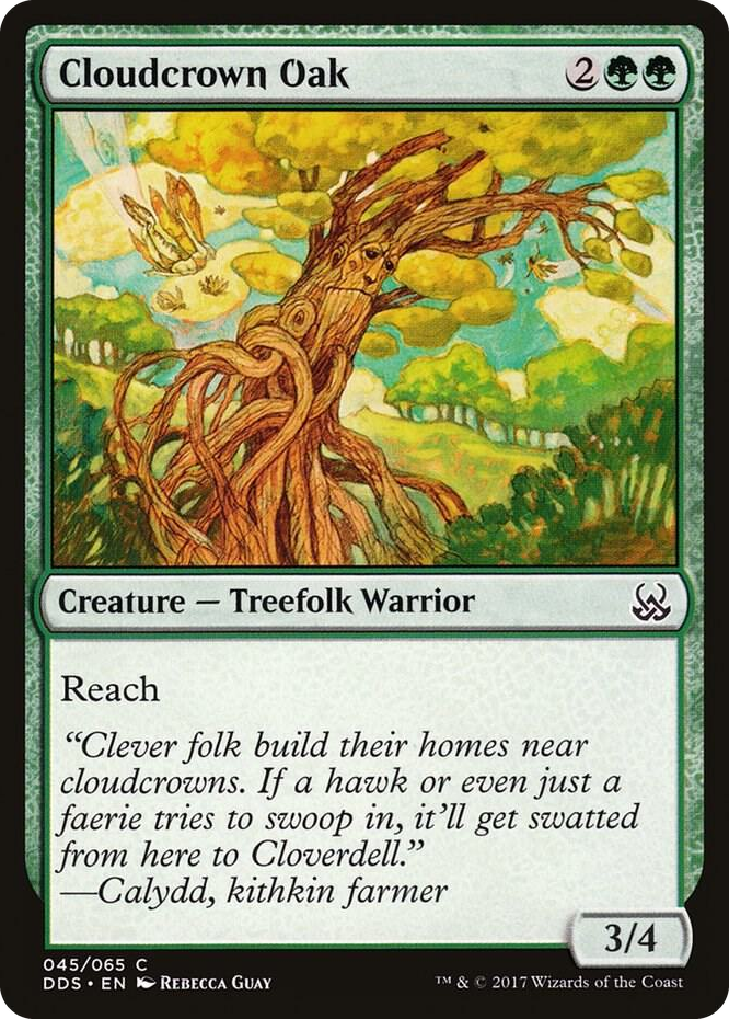Cloudcrown Oak #45 C - Duel Decks: Mind vs. Might Pokemon card