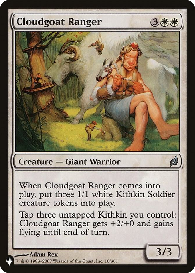 Cloudgoat Ranger #10 U - The List Reprints Pokemon card