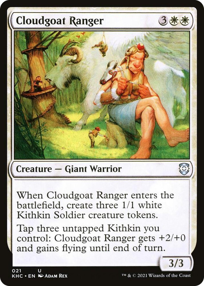 0021 Cloudgoat Ranger U Commander: Kaldheim