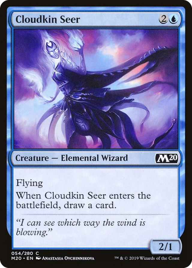 0054 Cloudkin Seer C Core Set 2020