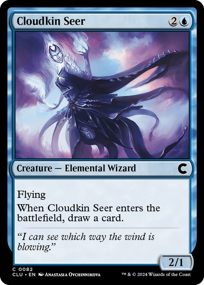 0082 Cloudkin Seer C Ravnica: Clue Edition