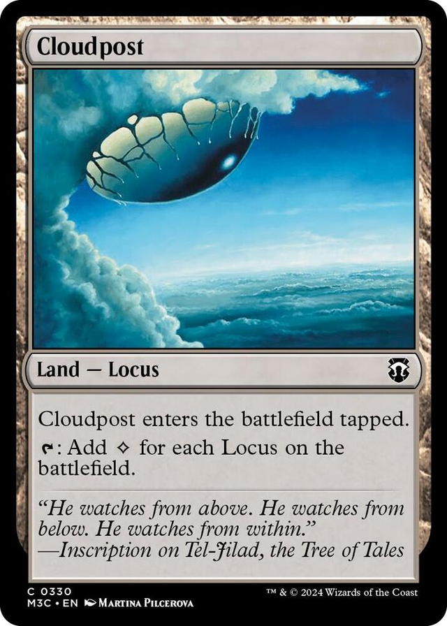 0330 Cloudpost (Ripple Foil) C Commander: Modern Horizons 3