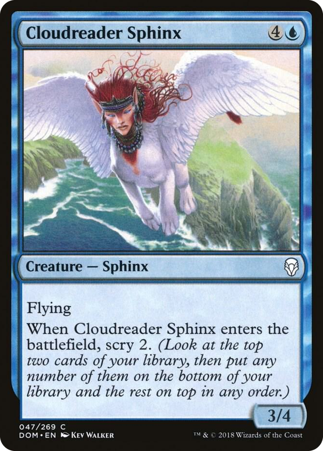 0047 Cloudreader Sphinx C Dominaria