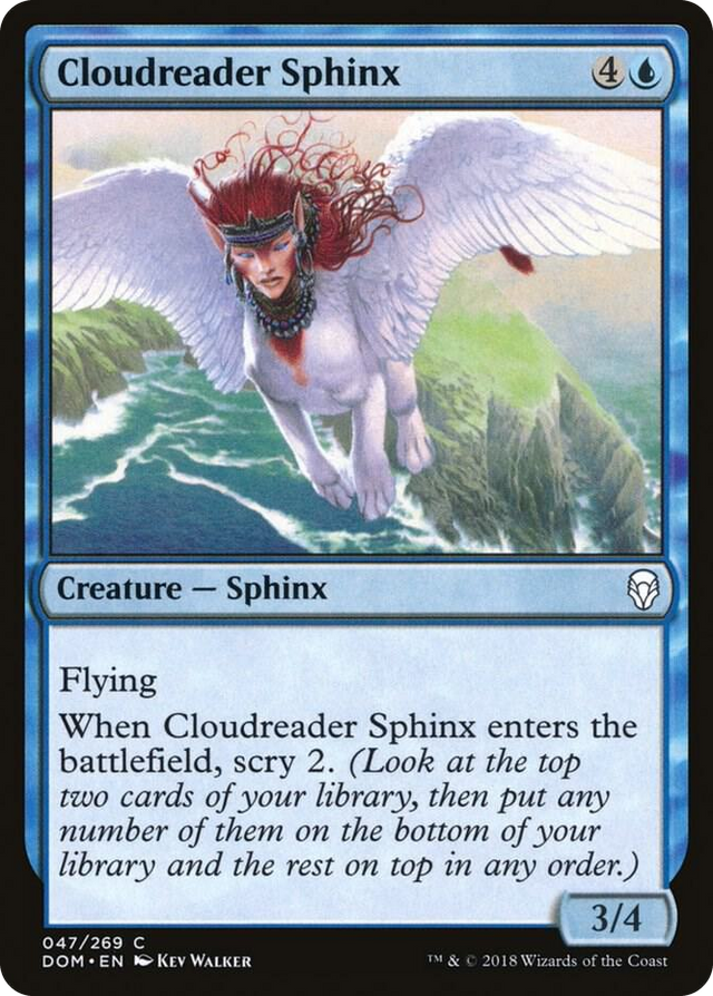 0047 Cloudreader Sphinx C Dominaria