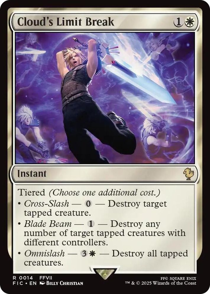 0014 Cloud's Limit Break R Commander: FINAL FANTASY
