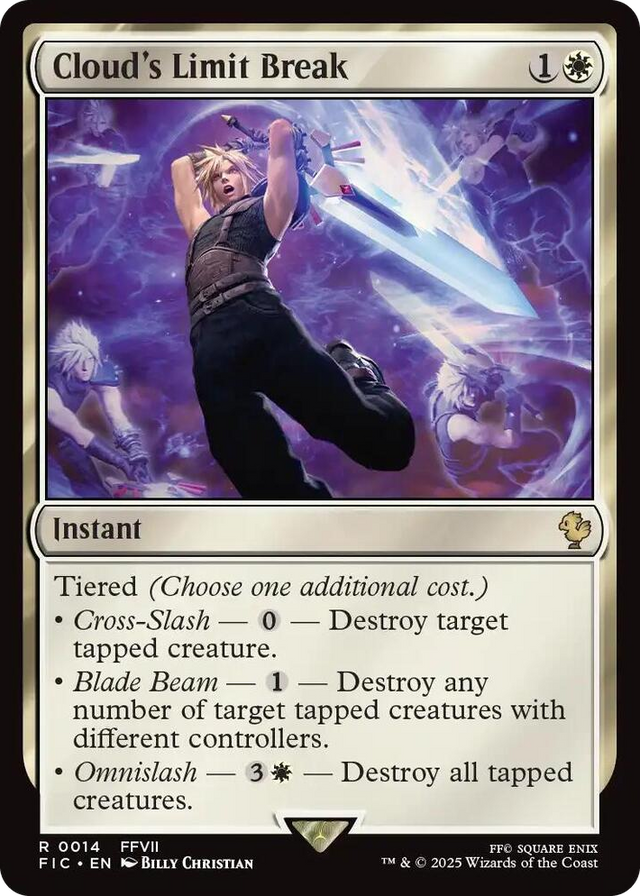 0014 Cloud's Limit Break R Commander: FINAL FANTASY