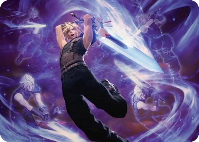 Cloud's Limit Break Art Card #23 S - Art Series: FINAL FANTASY Pokemon card