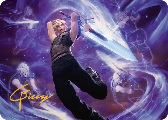 Cloud's Limit Break Art Card (Gold-Stamped Signature) #23 S - Art Series: FINAL FANTASY Pokemon card