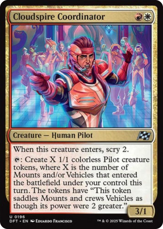 0196 Cloudspire Coordinator U Aetherdrift