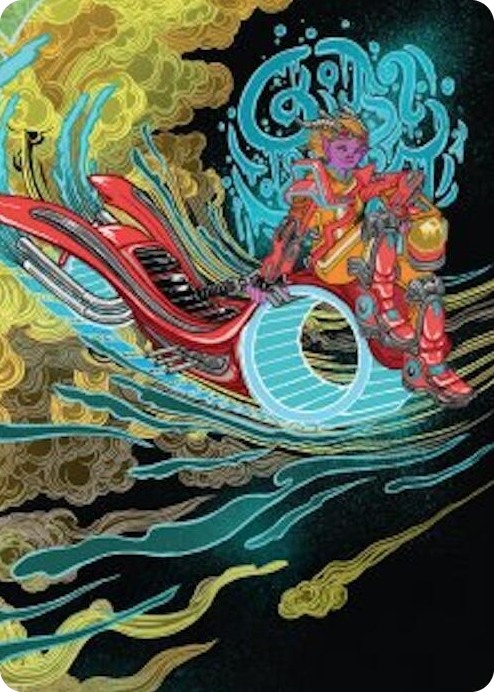 0044 Cloudspire Skycycle Art Card S Art Series: Aetherdrift
