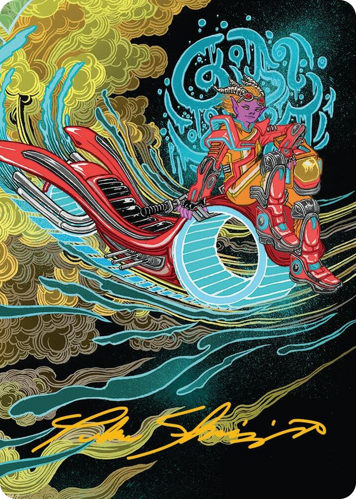Cloudspire Skycycle Art Card (Gold-Stamped Signature) #44 S - Art Series: Aetherdrift Pokemon card