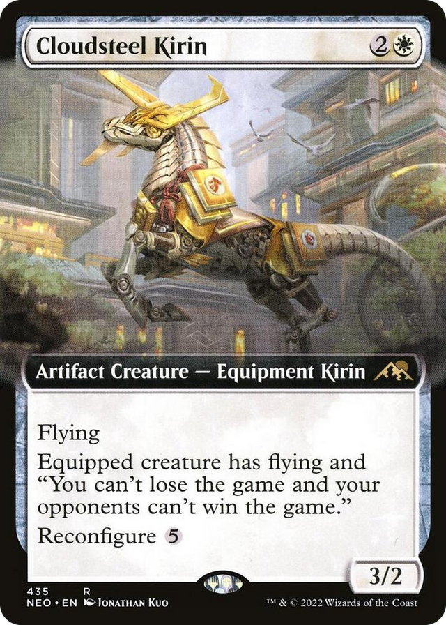 0435 Cloudsteel Kirin (Extended Art) R Kamigawa: Neon Dynasty