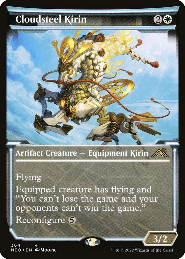 0364 Cloudsteel Kirin (Showcase) R Kamigawa: Neon Dynasty