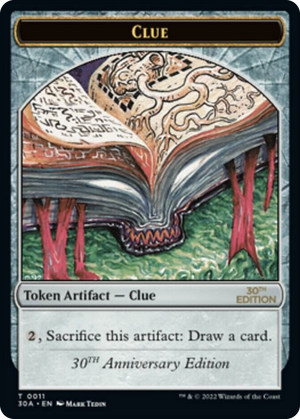 0011 Clue (0011) Token T 30th Anniversary Edition