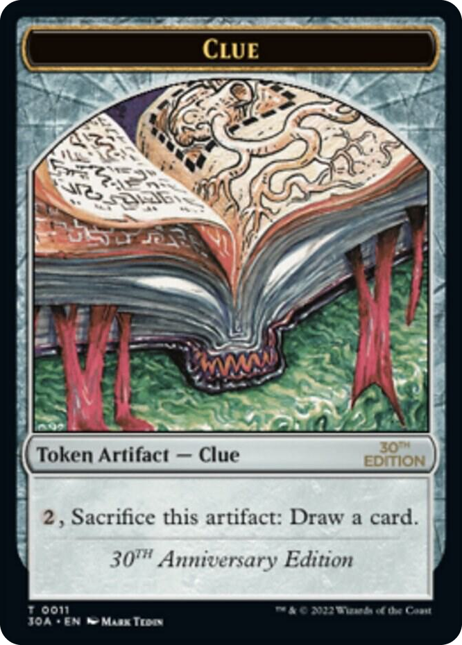 0011 Clue (0011) Token T 30th Anniversary Edition