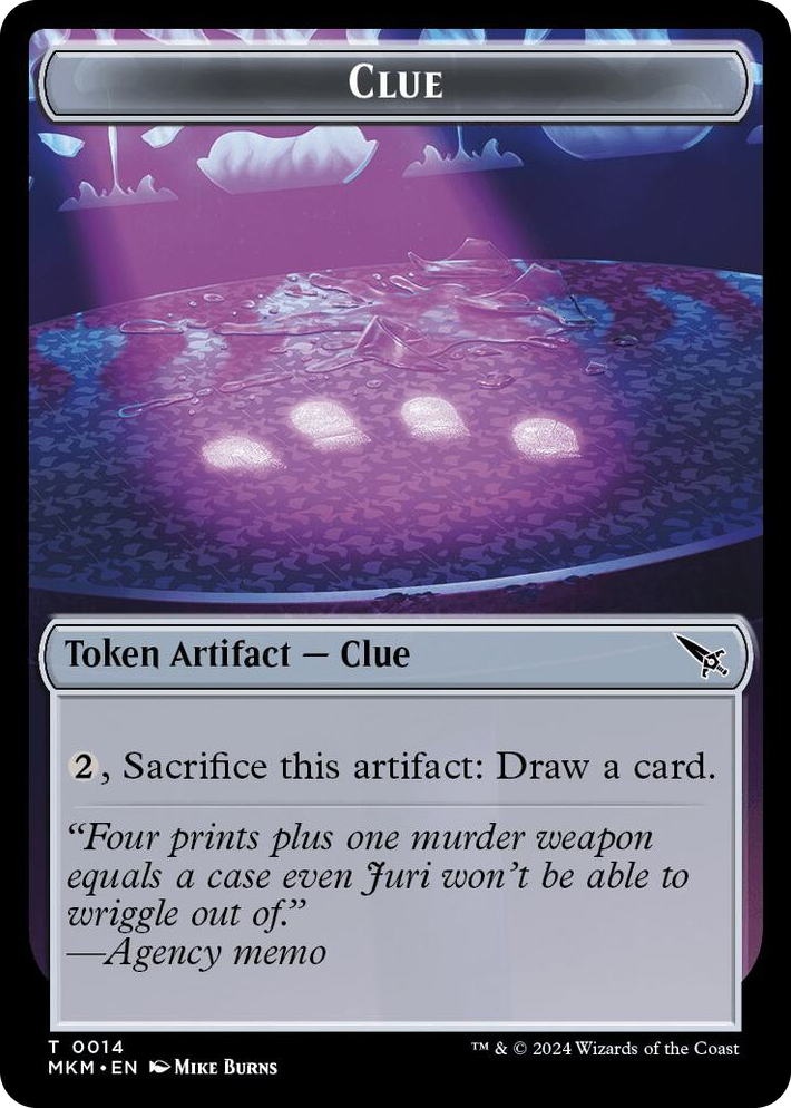 0014 Clue (0014) // A 0041 Double-Sided Token T Murders at Karlov Manor