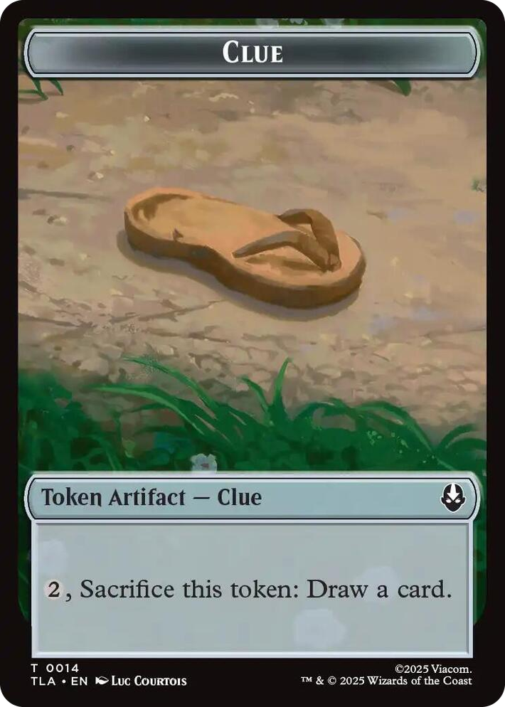 0014 Clue (0014) // Copy (0002) Double-Sided Token T The Last Airbender