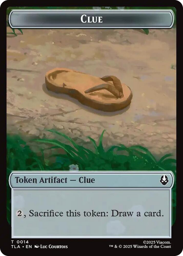 0014 Clue (0014) // Copy (0002) Double-Sided Token T The Last Airbender
