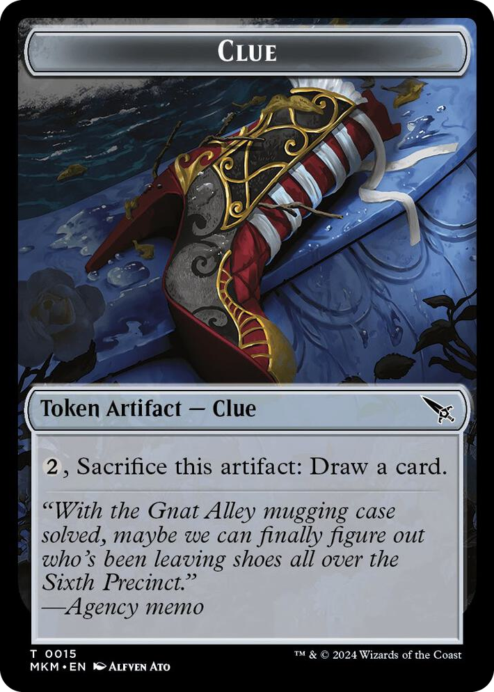 0015 Clue (0015) // A 0042 Double-Sided Token T Murders at Karlov Manor