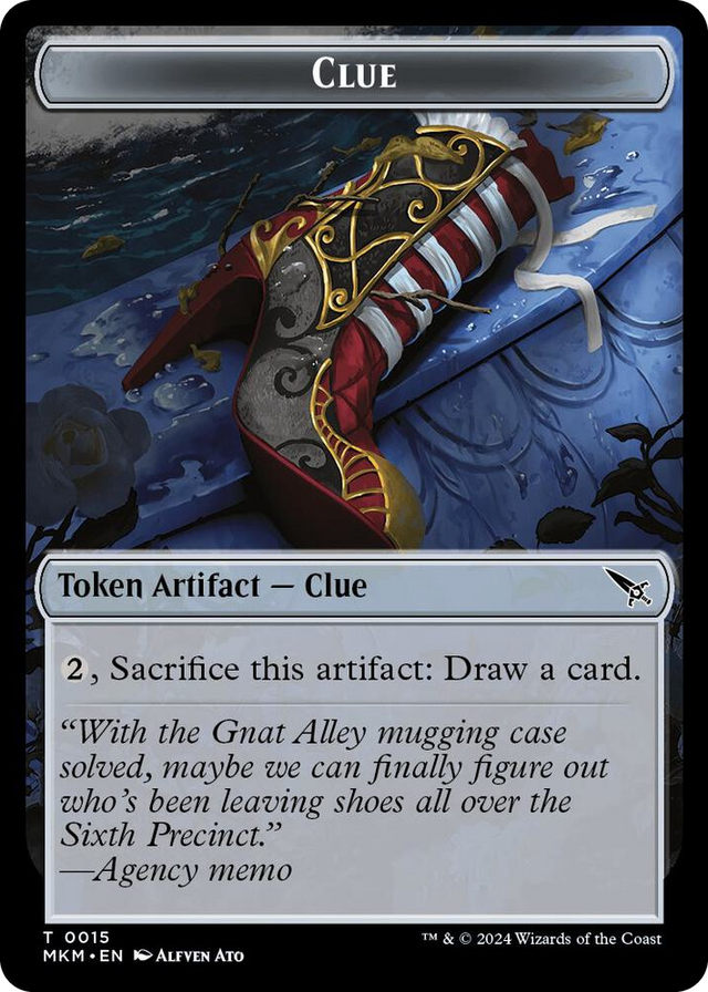 0015 Clue (0015) // A 0042 Double-Sided Token T Murders at Karlov Manor