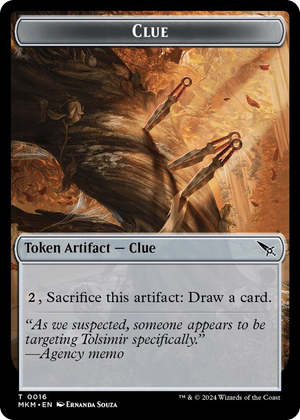 0016 Clue (0016) // A 0043 Double-Sided Token T Murders at Karlov Manor