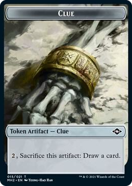 0015 Clue (015) // Thopter Double-Sided Token T Modern Horizons 2