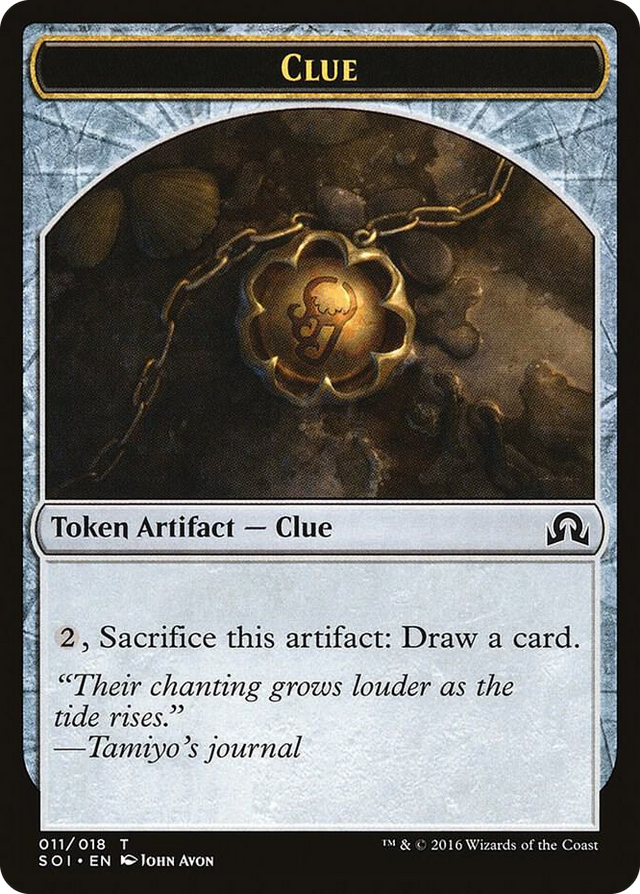 0011 Clue Token (011) T Shadows over Innistrad