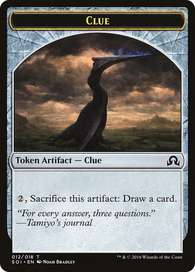0012 Clue Token (012) T Shadows over Innistrad