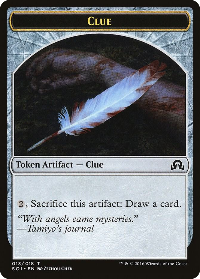 Clue Token (013) #13 T - Shadows over Innistrad Pokemon card