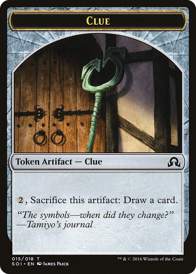 Clue Token (015) #15 T - Shadows over Innistrad Pokemon card