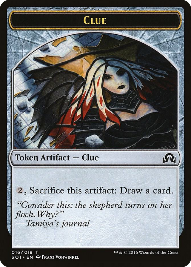 0016 Clue Token (016) T Shadows over Innistrad