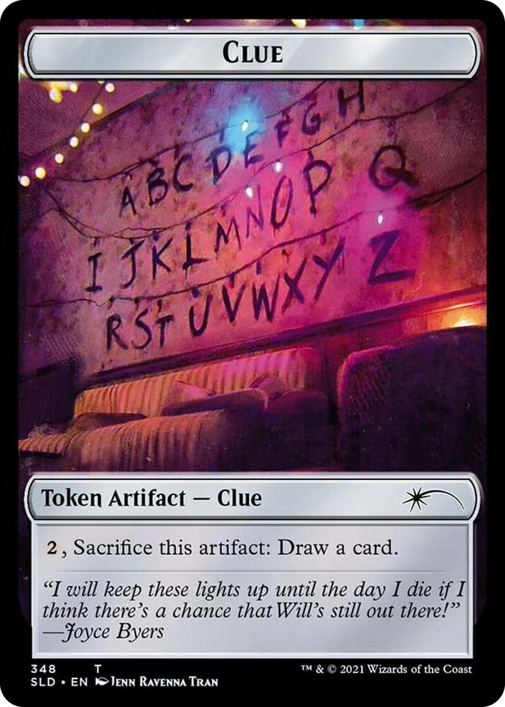 0348 Clue Token T Secret Lair Drop Series