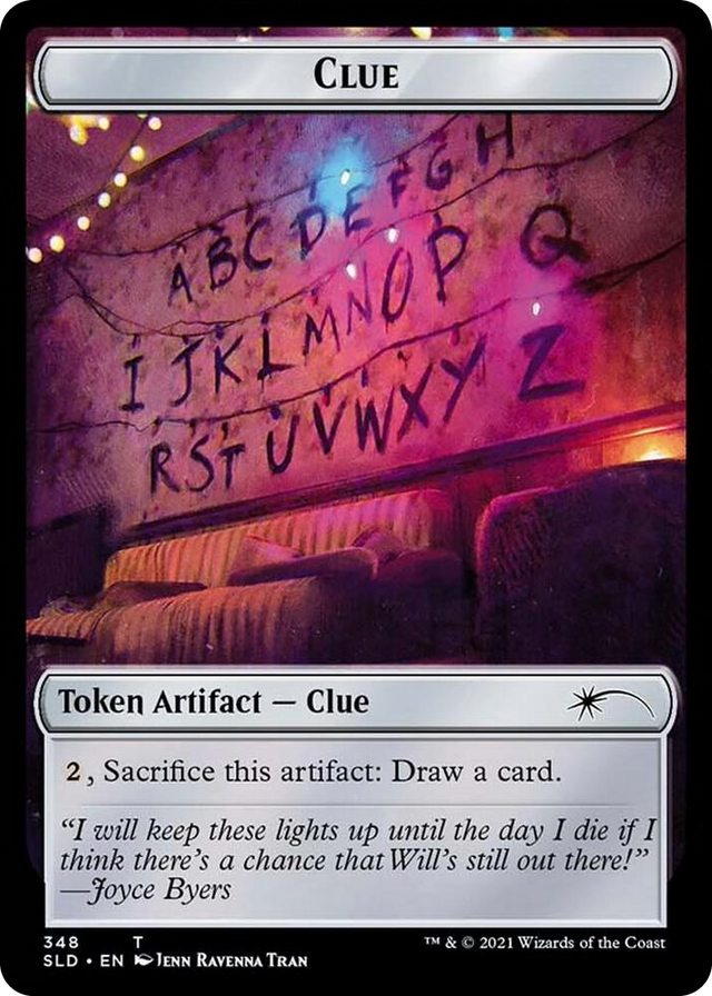 0348 Clue Token T Secret Lair Drop Series