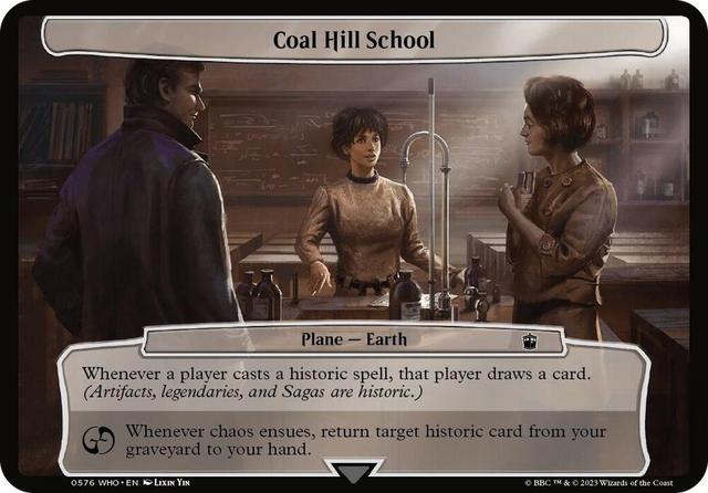 0576 Coal Hill School T Planechase: Universes Beyond: Doctor Who