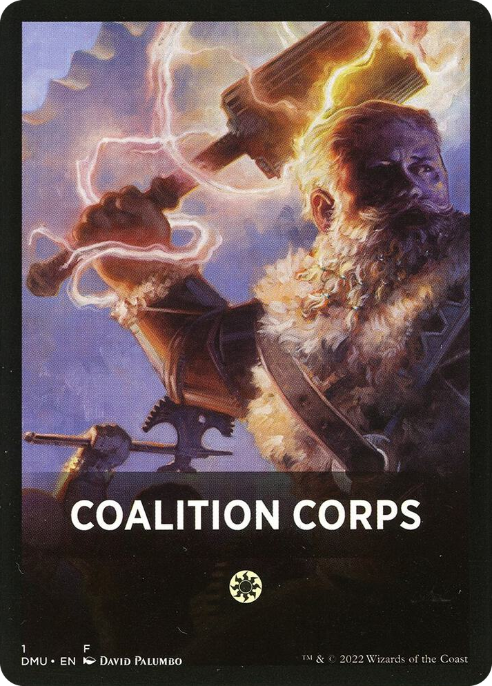 0001 Coalition Corps Theme Card T Dominaria United
