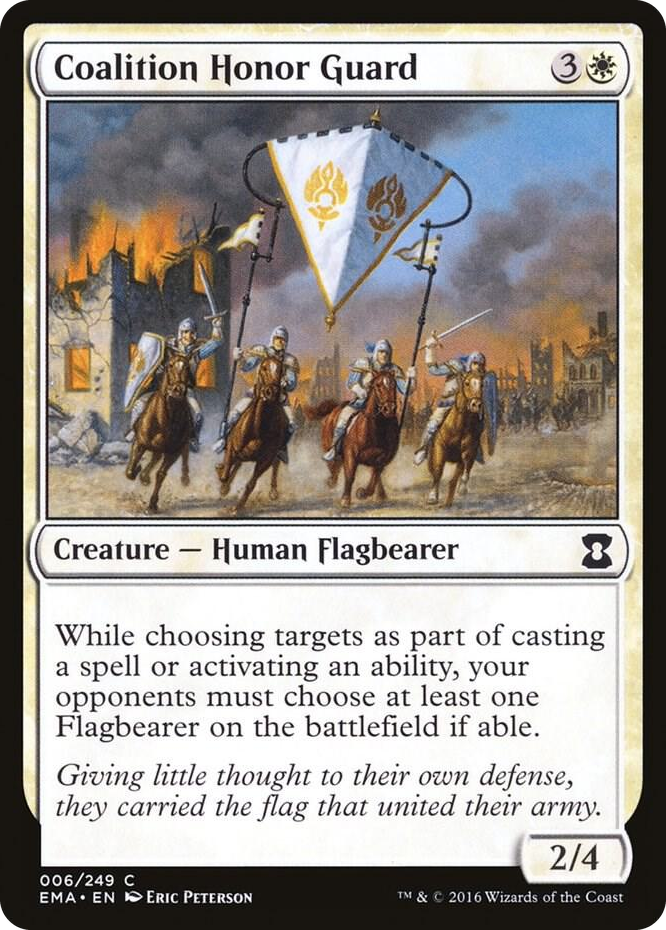 Coalition Honor Guard #6 C - Eternal Masters Pokemon card
