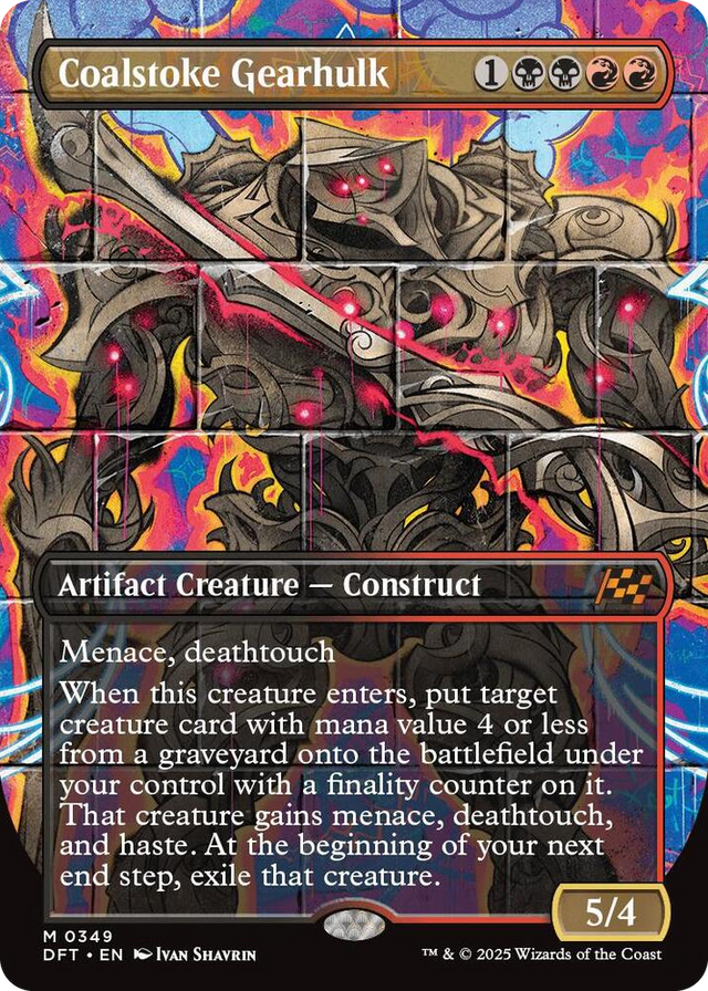 0349 Coalstoke Gearhulk (Borderless) M Aetherdrift