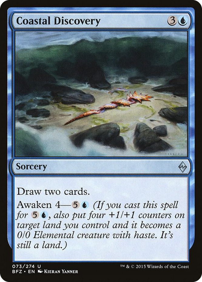 Coastal Discovery #73 U - Battle for Zendikar Pokemon card